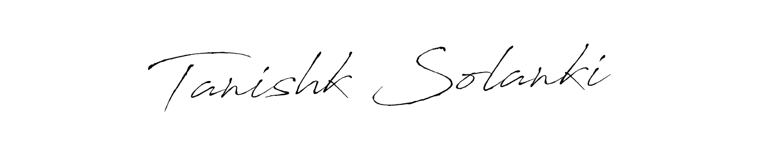 Tanishk Solanki stylish signature style. Best Handwritten Sign (Antro_Vectra) for my name. Handwritten Signature Collection Ideas for my name Tanishk Solanki. Tanishk Solanki signature style 6 images and pictures png