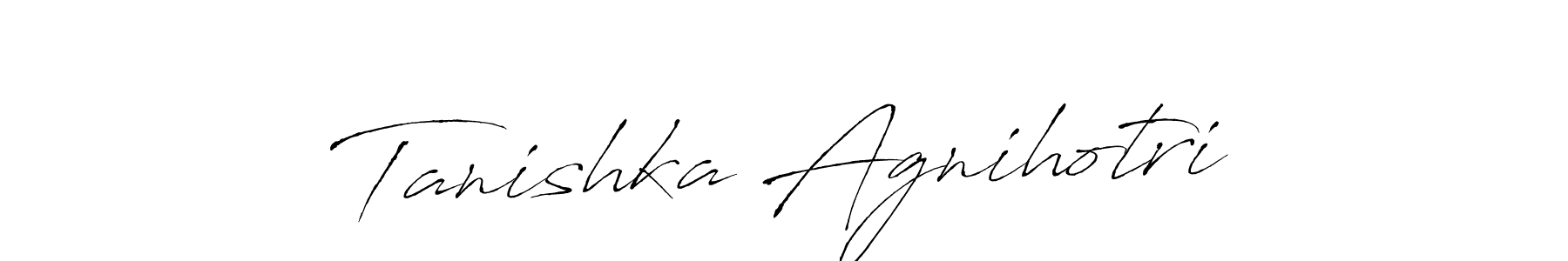 Also You can easily find your signature by using the search form. We will create Tanishka Agnihotri name handwritten signature images for you free of cost using Antro_Vectra sign style. Tanishka Agnihotri signature style 6 images and pictures png