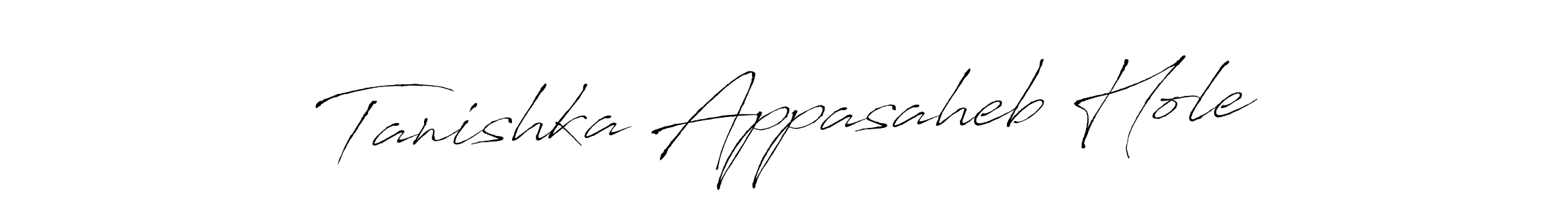 Make a beautiful signature design for name Tanishka Appasaheb Hole. Use this online signature maker to create a handwritten signature for free. Tanishka Appasaheb Hole signature style 6 images and pictures png