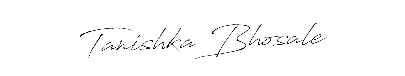 You should practise on your own different ways (Antro_Vectra) to write your name (Tanishka Bhosale) in signature. don't let someone else do it for you. Tanishka Bhosale signature style 6 images and pictures png
