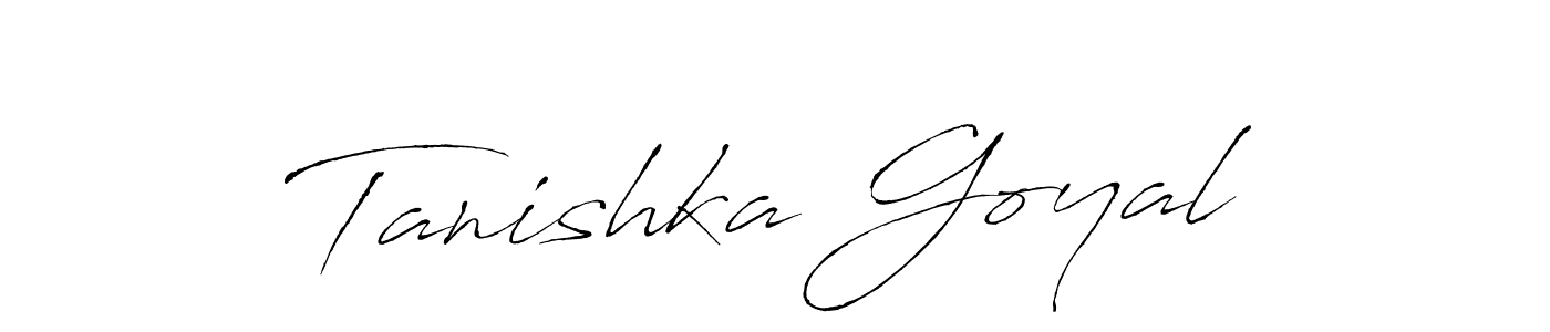 Make a beautiful signature design for name Tanishka Goyal. Use this online signature maker to create a handwritten signature for free. Tanishka Goyal signature style 6 images and pictures png