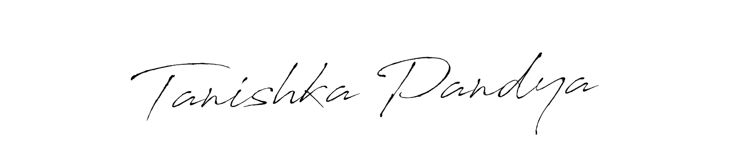 Also You can easily find your signature by using the search form. We will create Tanishka Pandya name handwritten signature images for you free of cost using Antro_Vectra sign style. Tanishka Pandya signature style 6 images and pictures png