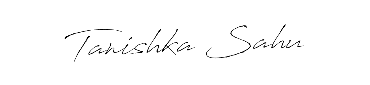 Use a signature maker to create a handwritten signature online. With this signature software, you can design (Antro_Vectra) your own signature for name Tanishka Sahu. Tanishka Sahu signature style 6 images and pictures png