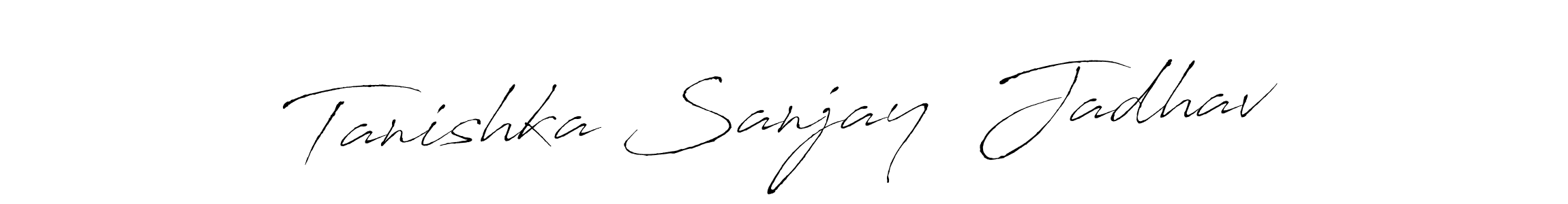 Make a short Tanishka Sanjay  Jadhav signature style. Manage your documents anywhere anytime using Antro_Vectra. Create and add eSignatures, submit forms, share and send files easily. Tanishka Sanjay  Jadhav signature style 6 images and pictures png