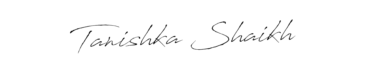 Once you've used our free online signature maker to create your best signature Antro_Vectra style, it's time to enjoy all of the benefits that Tanishka Shaikh name signing documents. Tanishka Shaikh signature style 6 images and pictures png