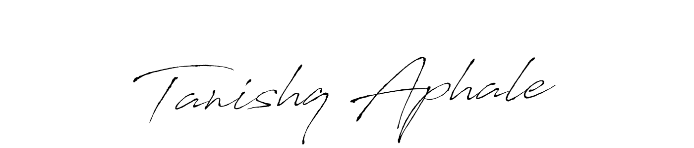 Tanishq Aphale stylish signature style. Best Handwritten Sign (Antro_Vectra) for my name. Handwritten Signature Collection Ideas for my name Tanishq Aphale. Tanishq Aphale signature style 6 images and pictures png