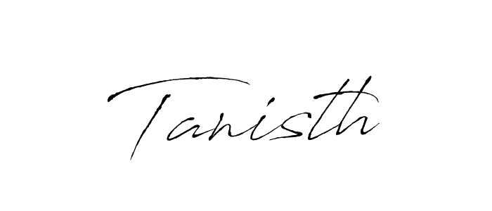 You should practise on your own different ways (Antro_Vectra) to write your name (Tanisth) in signature. don't let someone else do it for you. Tanisth signature style 6 images and pictures png