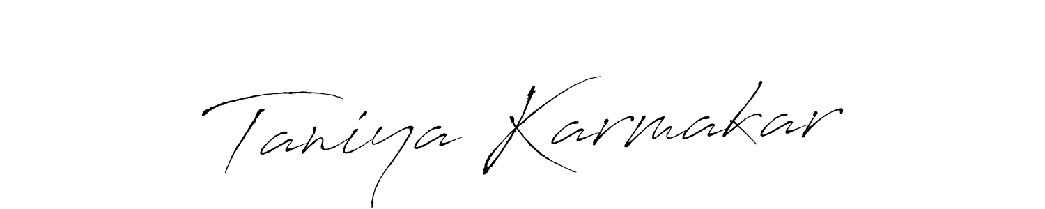 Make a beautiful signature design for name Taniya Karmakar. Use this online signature maker to create a handwritten signature for free. Taniya Karmakar signature style 6 images and pictures png