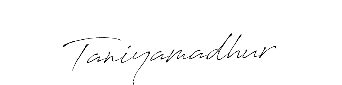 Also You can easily find your signature by using the search form. We will create Taniyamadhur name handwritten signature images for you free of cost using Antro_Vectra sign style. Taniyamadhur signature style 6 images and pictures png