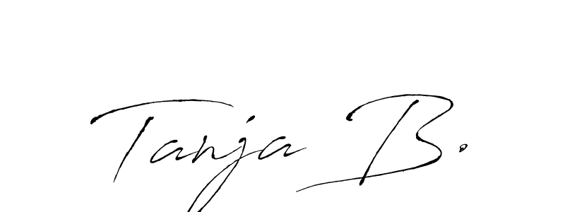 It looks lik you need a new signature style for name Tanja B.. Design unique handwritten (Antro_Vectra) signature with our free signature maker in just a few clicks. Tanja B. signature style 6 images and pictures png