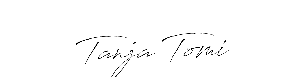 This is the best signature style for the Tanja Tomić name. Also you like these signature font (Antro_Vectra). Mix name signature. Tanja Tomić signature style 6 images and pictures png