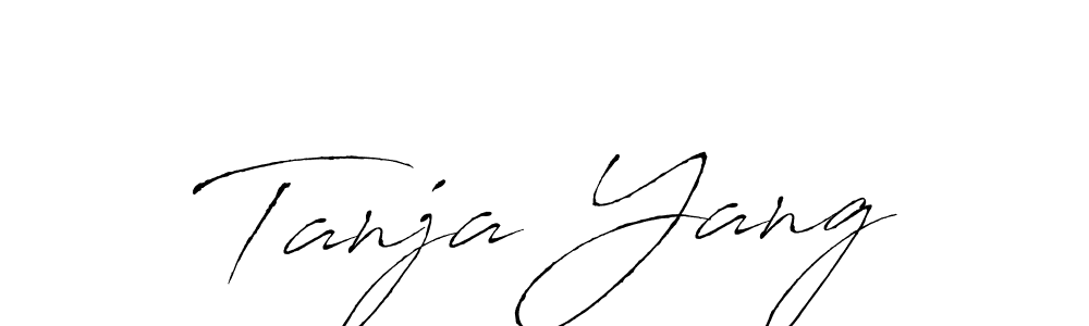 The best way (Antro_Vectra) to make a short signature is to pick only two or three words in your name. The name Tanja Yang include a total of six letters. For converting this name. Tanja Yang signature style 6 images and pictures png