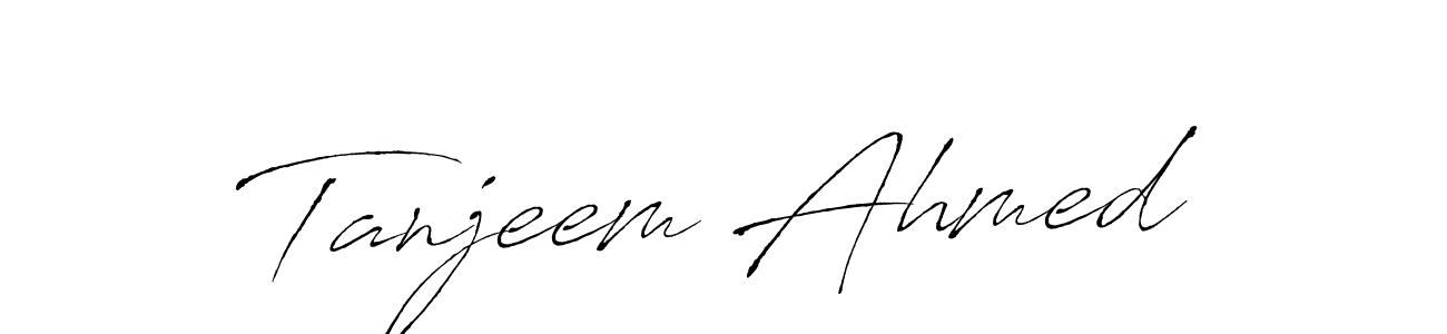 How to make Tanjeem Ahmed signature? Antro_Vectra is a professional autograph style. Create handwritten signature for Tanjeem Ahmed name. Tanjeem Ahmed signature style 6 images and pictures png