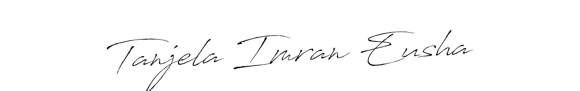 How to Draw Tanjela Imran Eusha signature style? Antro_Vectra is a latest design signature styles for name Tanjela Imran Eusha. Tanjela Imran Eusha signature style 6 images and pictures png