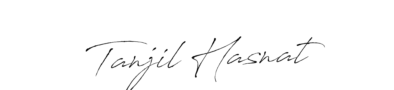 Use a signature maker to create a handwritten signature online. With this signature software, you can design (Antro_Vectra) your own signature for name Tanjil Hasnat. Tanjil Hasnat signature style 6 images and pictures png