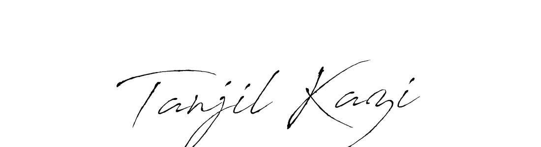 Tanjil Kazi stylish signature style. Best Handwritten Sign (Antro_Vectra) for my name. Handwritten Signature Collection Ideas for my name Tanjil Kazi. Tanjil Kazi signature style 6 images and pictures png