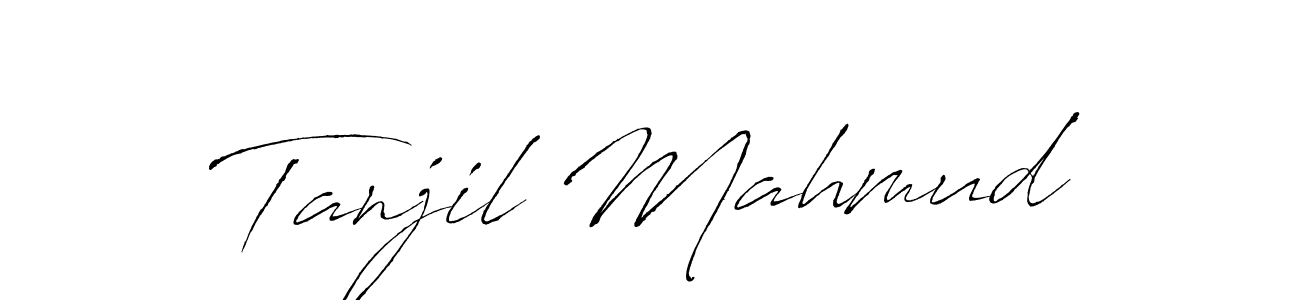 Create a beautiful signature design for name Tanjil Mahmud. With this signature (Antro_Vectra) fonts, you can make a handwritten signature for free. Tanjil Mahmud signature style 6 images and pictures png