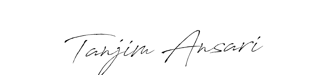 How to make Tanjim Ansari signature? Antro_Vectra is a professional autograph style. Create handwritten signature for Tanjim Ansari name. Tanjim Ansari signature style 6 images and pictures png