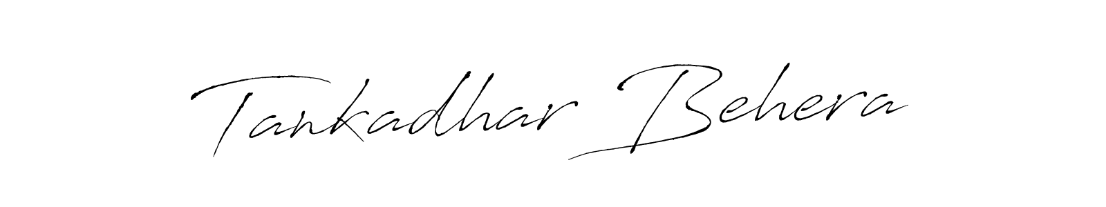 You can use this online signature creator to create a handwritten signature for the name Tankadhar Behera. This is the best online autograph maker. Tankadhar Behera signature style 6 images and pictures png