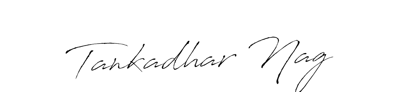 Tankadhar Nag stylish signature style. Best Handwritten Sign (Antro_Vectra) for my name. Handwritten Signature Collection Ideas for my name Tankadhar Nag. Tankadhar Nag signature style 6 images and pictures png