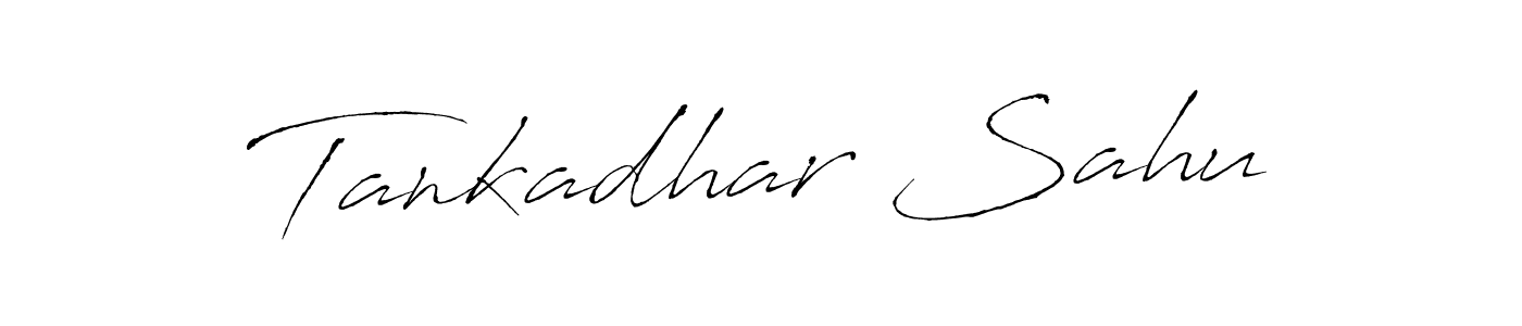 Design your own signature with our free online signature maker. With this signature software, you can create a handwritten (Antro_Vectra) signature for name Tankadhar Sahu. Tankadhar Sahu signature style 6 images and pictures png