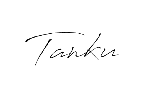 How to make Tanku name signature. Use Antro_Vectra style for creating short signs online. This is the latest handwritten sign. Tanku signature style 6 images and pictures png