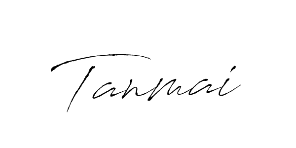 Design your own signature with our free online signature maker. With this signature software, you can create a handwritten (Antro_Vectra) signature for name Tanmai. Tanmai signature style 6 images and pictures png