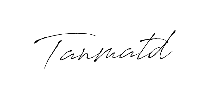 Design your own signature with our free online signature maker. With this signature software, you can create a handwritten (Antro_Vectra) signature for name Tanmatd. Tanmatd signature style 6 images and pictures png