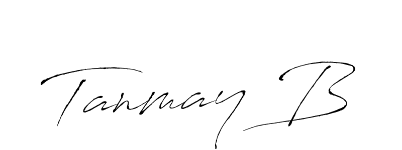 Design your own signature with our free online signature maker. With this signature software, you can create a handwritten (Antro_Vectra) signature for name Tanmay B. Tanmay B signature style 6 images and pictures png