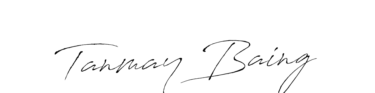 Also You can easily find your signature by using the search form. We will create Tanmay Baing name handwritten signature images for you free of cost using Antro_Vectra sign style. Tanmay Baing signature style 6 images and pictures png