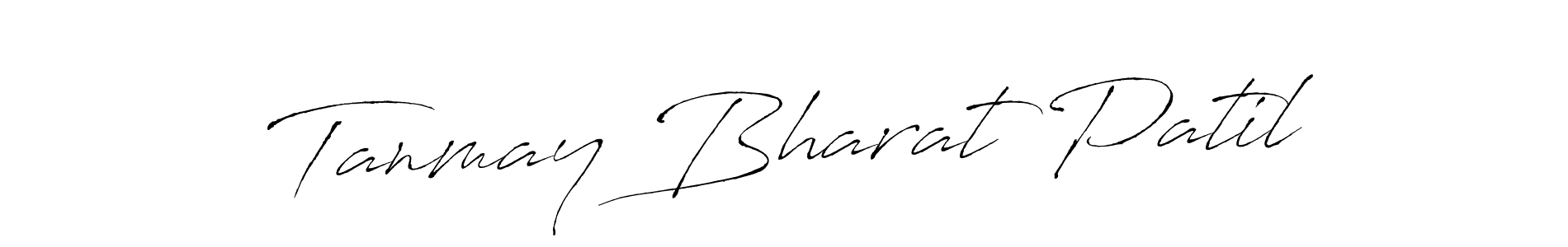 Design your own signature with our free online signature maker. With this signature software, you can create a handwritten (Antro_Vectra) signature for name Tanmay Bharat Patil. Tanmay Bharat Patil signature style 6 images and pictures png