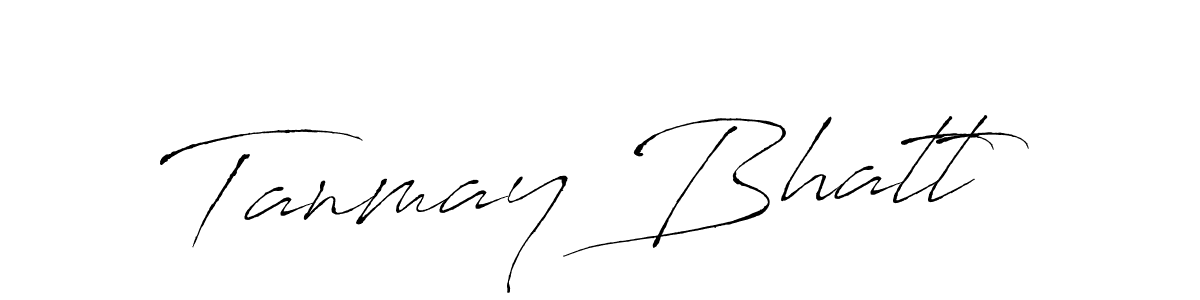 Use a signature maker to create a handwritten signature online. With this signature software, you can design (Antro_Vectra) your own signature for name Tanmay Bhatt. Tanmay Bhatt signature style 6 images and pictures png