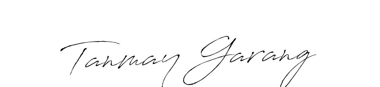 Design your own signature with our free online signature maker. With this signature software, you can create a handwritten (Antro_Vectra) signature for name Tanmay Garang. Tanmay Garang signature style 6 images and pictures png