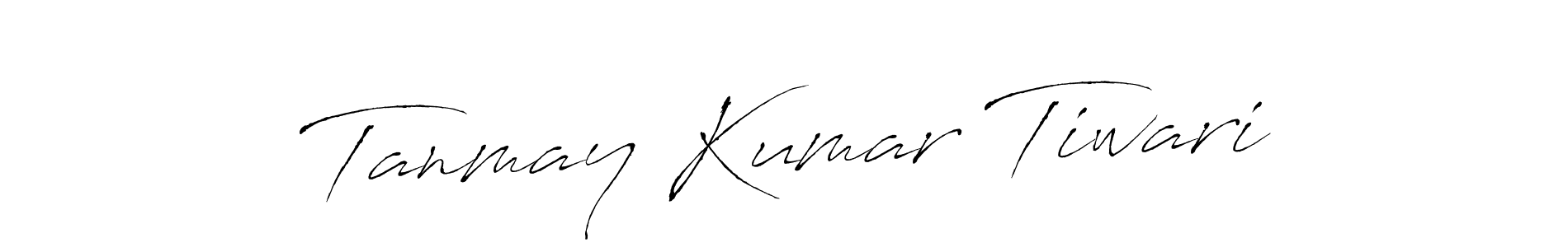 How to make Tanmay Kumar Tiwari signature? Antro_Vectra is a professional autograph style. Create handwritten signature for Tanmay Kumar Tiwari name. Tanmay Kumar Tiwari signature style 6 images and pictures png
