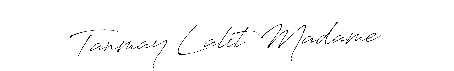 How to Draw Tanmay Lalit Madame signature style? Antro_Vectra is a latest design signature styles for name Tanmay Lalit Madame. Tanmay Lalit Madame signature style 6 images and pictures png