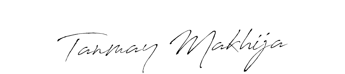 Also we have Tanmay Makhija name is the best signature style. Create professional handwritten signature collection using Antro_Vectra autograph style. Tanmay Makhija signature style 6 images and pictures png