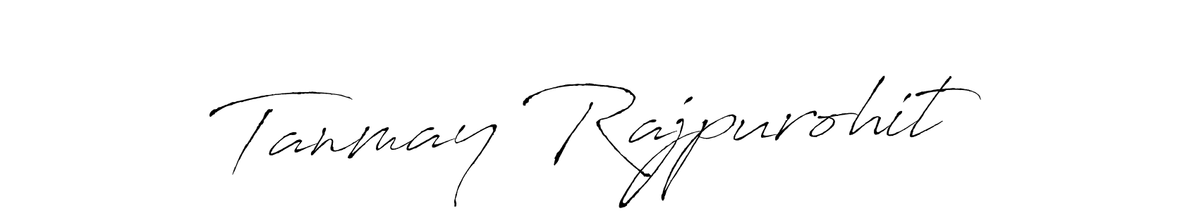 Design your own signature with our free online signature maker. With this signature software, you can create a handwritten (Antro_Vectra) signature for name Tanmay Rajpurohit. Tanmay Rajpurohit signature style 6 images and pictures png