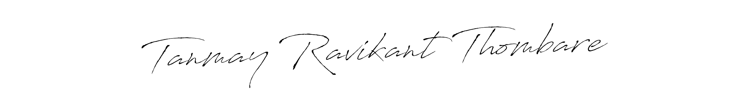 Make a beautiful signature design for name Tanmay Ravikant Thombare. Use this online signature maker to create a handwritten signature for free. Tanmay Ravikant Thombare signature style 6 images and pictures png
