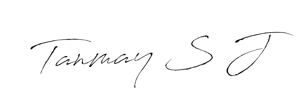Design your own signature with our free online signature maker. With this signature software, you can create a handwritten (Antro_Vectra) signature for name Tanmay S J. Tanmay S J signature style 6 images and pictures png
