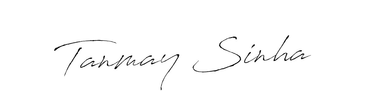 How to make Tanmay Sinha name signature. Use Antro_Vectra style for creating short signs online. This is the latest handwritten sign. Tanmay Sinha signature style 6 images and pictures png