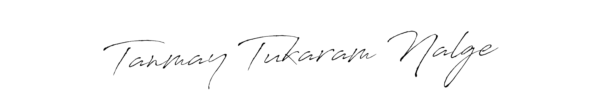 How to make Tanmay Tukaram Nalge signature? Antro_Vectra is a professional autograph style. Create handwritten signature for Tanmay Tukaram Nalge name. Tanmay Tukaram Nalge signature style 6 images and pictures png