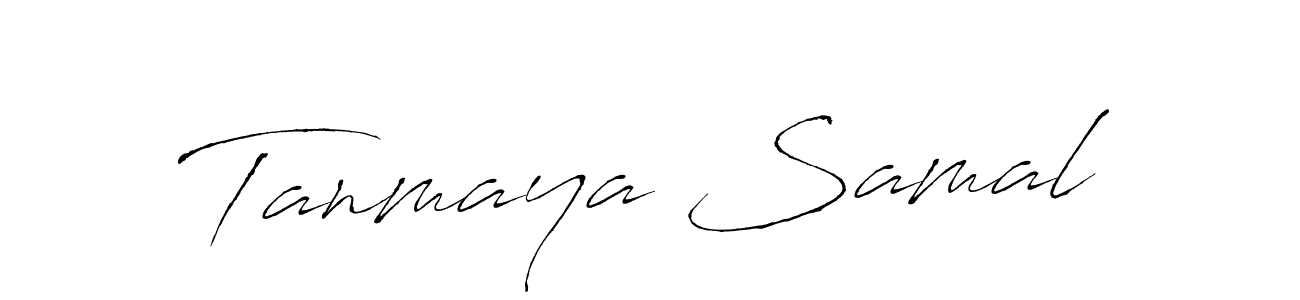 Make a beautiful signature design for name Tanmaya Samal. With this signature (Antro_Vectra) style, you can create a handwritten signature for free. Tanmaya Samal signature style 6 images and pictures png