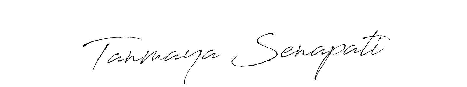 Antro_Vectra is a professional signature style that is perfect for those who want to add a touch of class to their signature. It is also a great choice for those who want to make their signature more unique. Get Tanmaya Senapati name to fancy signature for free. Tanmaya Senapati signature style 6 images and pictures png