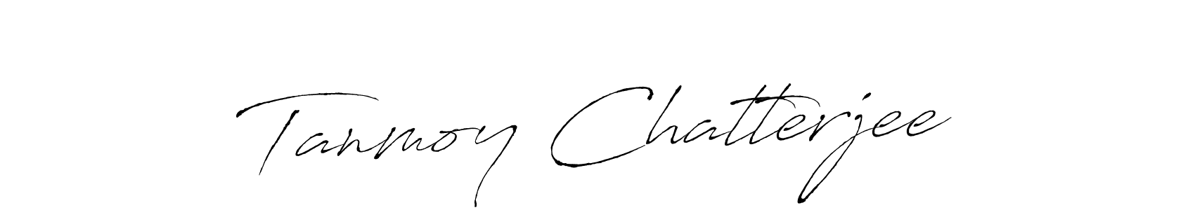 Create a beautiful signature design for name Tanmoy Chatterjee. With this signature (Antro_Vectra) fonts, you can make a handwritten signature for free. Tanmoy Chatterjee signature style 6 images and pictures png