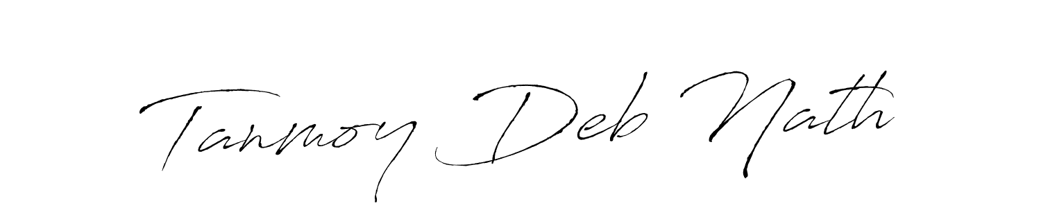 How to make Tanmoy Deb Nath name signature. Use Antro_Vectra style for creating short signs online. This is the latest handwritten sign. Tanmoy Deb Nath signature style 6 images and pictures png