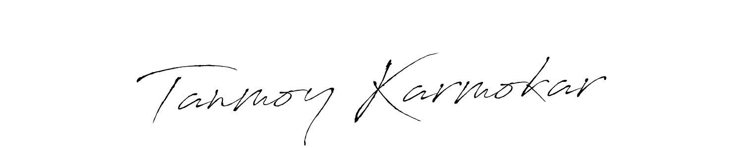 The best way (Antro_Vectra) to make a short signature is to pick only two or three words in your name. The name Tanmoy Karmokar include a total of six letters. For converting this name. Tanmoy Karmokar signature style 6 images and pictures png