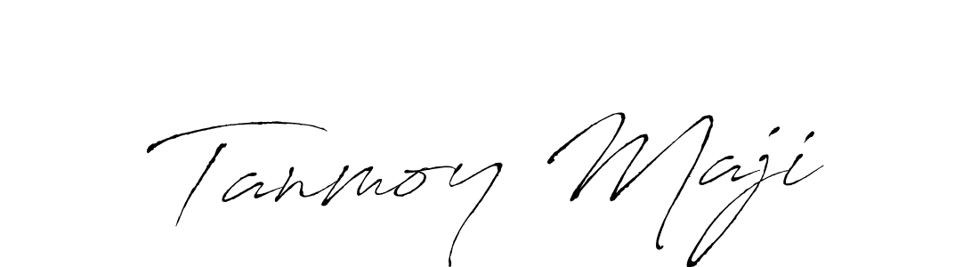 Make a beautiful signature design for name Tanmoy Maji. With this signature (Antro_Vectra) style, you can create a handwritten signature for free. Tanmoy Maji signature style 6 images and pictures png