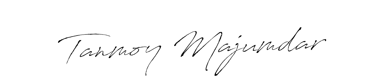 How to make Tanmoy Majumdar name signature. Use Antro_Vectra style for creating short signs online. This is the latest handwritten sign. Tanmoy Majumdar signature style 6 images and pictures png