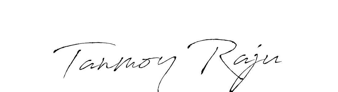 How to make Tanmoy Raju name signature. Use Antro_Vectra style for creating short signs online. This is the latest handwritten sign. Tanmoy Raju signature style 6 images and pictures png