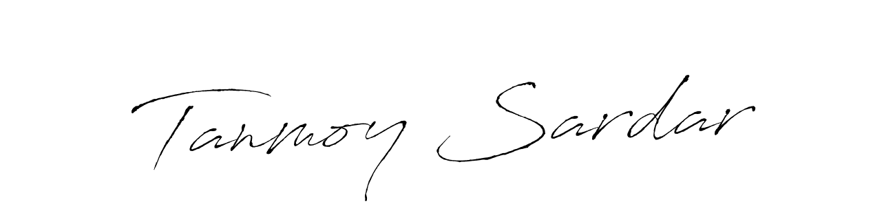 Design your own signature with our free online signature maker. With this signature software, you can create a handwritten (Antro_Vectra) signature for name Tanmoy Sardar. Tanmoy Sardar signature style 6 images and pictures png